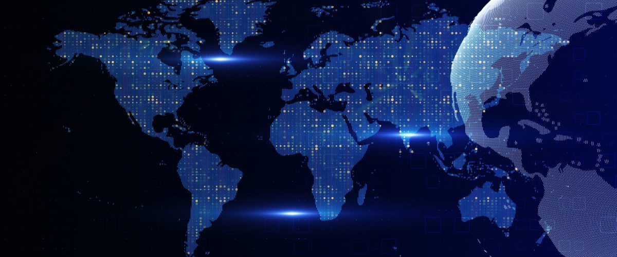 4K Technologic network world map 4K photo